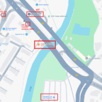 An area map showing the Restaurant Nidda and how to get there.