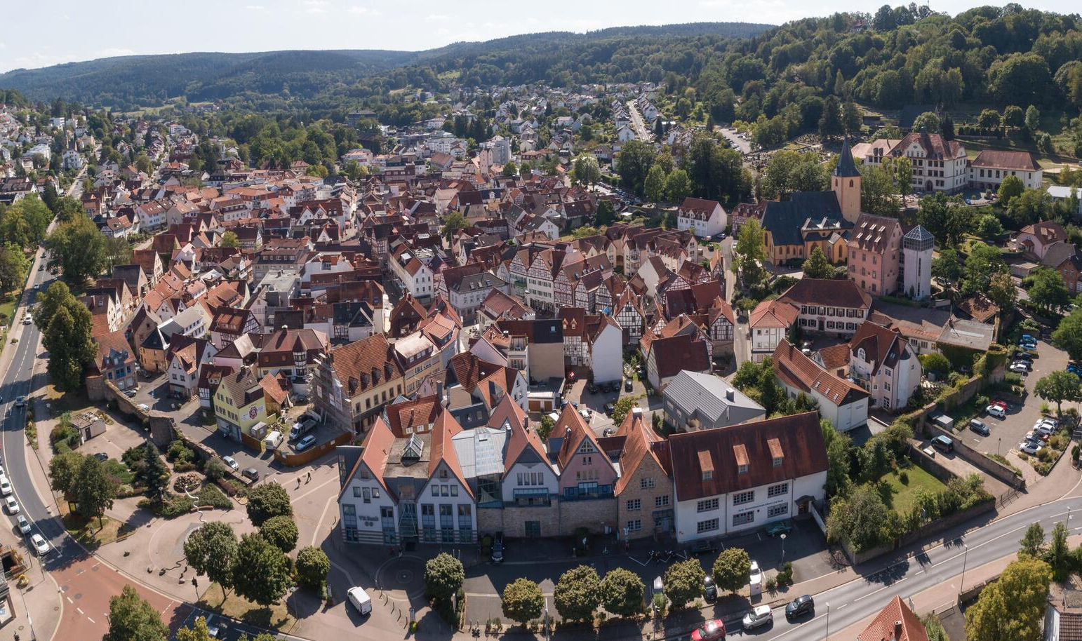 Aerial view of Bad Orb